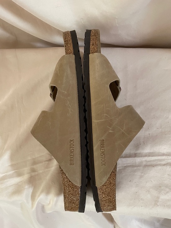 Birkenstock Men’s Two-Strap Sandals in Taupe Brown main image 13